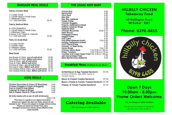 Hillbilly Chicken logo