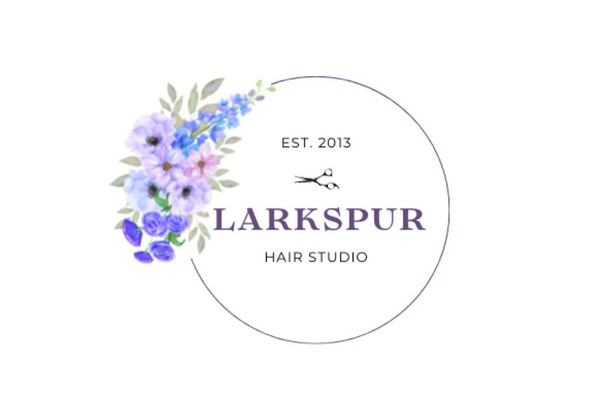 Larkspur Hair Studio logo