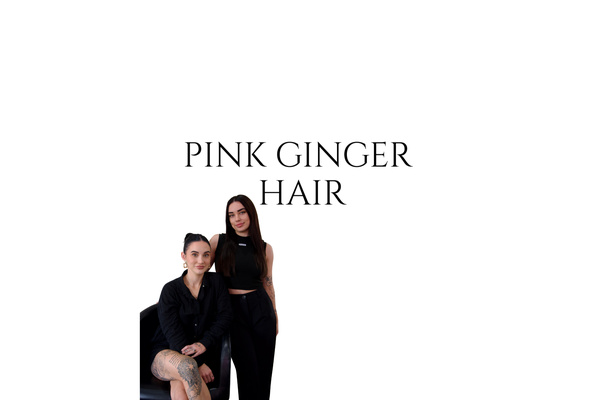 Pink Ginger Hairdressing logo