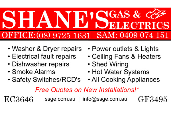 Shane's Gas & Electric's logo